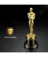 Golden Plated Metal 1:1 Oscar Statue Lift Size Trophy Awards Figure Priz... - £241.10 GBP