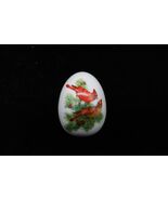 VTG Avon Four Seasons Porcelain Egg Birds Male & Female Cardinal Pine Branch - $14.99