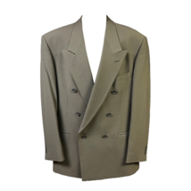 Confezioni Riserva Luciano Frauroui Mens Triple Breasted Suit Jacket Tan... - $35.14