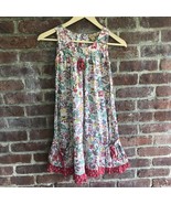 April Cornell Girl’s Sleeveless Floral 100% Cotton Dress Size 5/6 - $603.17 MXN