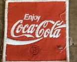 Vintage Coca-Cola Coke Patch Red And White Small Collectible J1 - $4.94