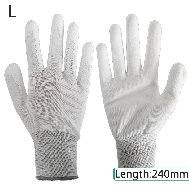 1 Pair Antistatic Gloves Anti Static ESD Electronic Wor Gloves PU Finger Coated  - $49.93