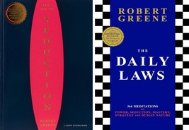 Robert Greene 2 Books Set: The Art of Seduction &amp; The Daily Laws (English) - £22.09 GBP
