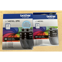 Brother 3PK LC401XL High Yield Black Ink Cartridges Exp 2026 Printer MFC - $89.07