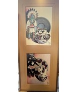 Jack Bazel Framed Signed Prints 5x7  Southwest Hopi Native MudHead Kachina - $2,280.88 MXN