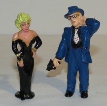 Vintage Disney Applause Breathless & Itchy PVC Dick Tracy Character Figurine Set - $9.95