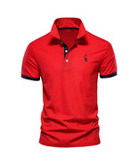 Mens Polo Shirt Animal Print T Shirts Men Casual Sport Short Sleeve T-shirt - £27.67 GBP