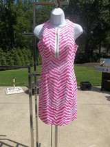 Nwot Lily Pulitzer Cute Pink&amp;White Dress 0 - £55.81 GBP