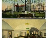 2 Old St Johns Church Postcards Richmond Virginia 1910&#39;s - $14.82