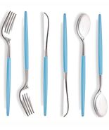 WELLIFE 120pcs Rose Gold Plastic Cutlery Set Forks Knives Spoons Party - $312.69 MXN