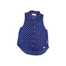 Abercrombie And Fitch Women's Polka Dot Sleeveless Blouse Size Large - $18.00