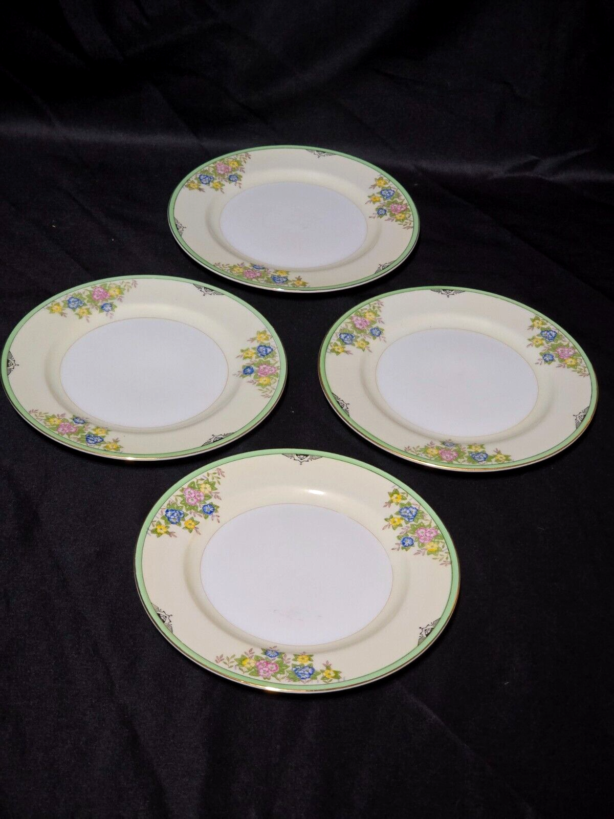 Vintage MEITO ISABELLA 6.5&quot; Dessert Plate - Set Of 4 - Made In Japan, Ci... - $16.81