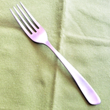 Cambridge Stainless Salad Fork Blake Pattern 7 1/4&quot; Plain Curved Handle - £9.33 GBP