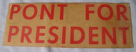 1988 PETE DU PONT FOR PRESIDENT BUMPER STICKER POLITICAL REPUBLICAN - £7.77 GBP