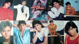 JOHN STAMOS ~ Ten (10) Color Vintage PIN-UPS from 1983-1990 ~ B2 Clippings - £10.23 GBP