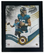 TREVOR LAWRENCE Jaguars Framed 15&quot; x 17&quot; Game Used Football Collage LE 50 - £92.68 GBP