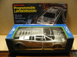 Vintage Radio Shack Programmable Lamborghini toy car in box. - £39.23 GBP
