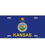 World Flags Direct Made in The USA - Kansas Flag License Plate, State Fl... - $8.96