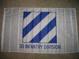 Us Army 3D 3Rd Third Infantry Division 3X5 3Ft X 5Ft Flag Banner (Licensed) - £3.92 GBP