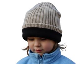 Unisex Child Boy Girl Ribbed Knit Cuffed Beanie Cold Weather Hat (One Size) - $9.89