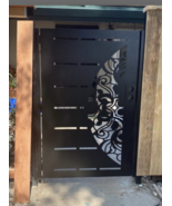 Privacy gate for side courtyard | Steel gate | Pedestrian iron gate - $18,584.87 MXN