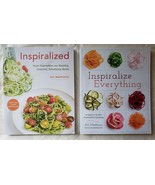 Lot of 2 Inspiralize Everything &amp; Inspiralized Turn Vegetables by Ali Ma... - $31.97 CAD