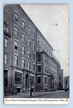 Infermieri Casa Ortopedico Ospedale Philadelphia Pennsylvania Pa 1914 DB - £16.78 GBP