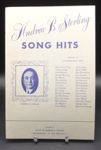 Andrew B. Sterling Song Hits First Edition Circa 1955 Estate Published Scarce! - £33.85 GBP