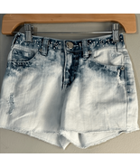 Justice premium denim shorts size 8 - $104.52 MXN