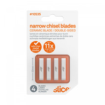 Slice Ceramic Double Sided Narrow Chisel Blades 10535 - £15.17 GBP