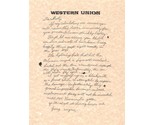 Back To The Future Western Union Letter All 3 Pages!! Print/Poster Prop/... - £2.39 GBP