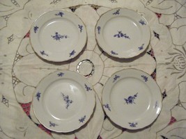 Winterling Bavaria Set Of 4 Desert Plates Meissen Bouquet 6 Inch #23 - £26.34 GBP
