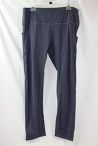 NIP SouqFone High Waist Yoga Pants Pockets Tummy Control Blue Size Small - $18.99