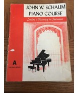John W. Schaum Piano Course The Red Book-RARE-SHIPS N 24 HOURS - $33.68 CAD