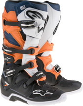 Alpinestars Mens Off-Road MX/ATV Tech 7 Boots Black/Orange/White 5 - £327.63 GBP