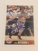Rich Becker Minnesota Twins 1997 Upper Deck Autograph Card #152 READ DESCRIPTION - £3.93 GBP