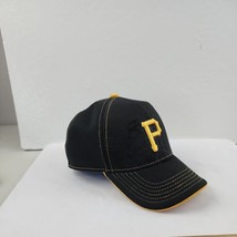 Pittsburgh Pirates New Era 39Thirty Fitted Baseball Hat Size Child Black Yellow - £13.18 GBP