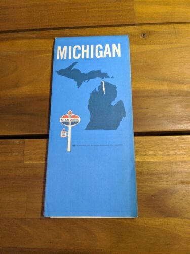 Vintage 1968 Standard Oil Michigan Travel Map - $12.87