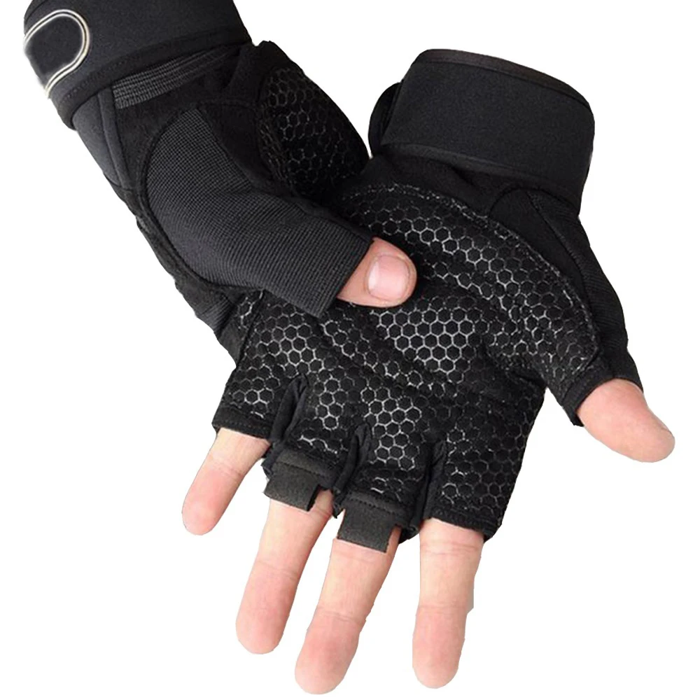 Sporting Half Finger Cycling Gloves Bicycle Motorcyclist Gloves Gym Training Fit - £23.90 GBP