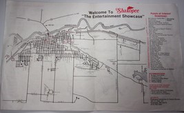Vintage Welcome to Shakopee The Entertainment Showcase Map - $2.99