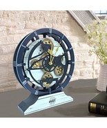 Desk Clock 10 Inch moving gears - convertible into a Wall clock(White Fa... - £62.90 GBP