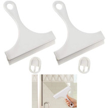 2 Pc Window Shower Squeegee Scraper Wiper Hanging Hook Surface Cleaner B... - £17.66 GBP