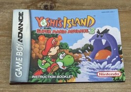 Game Boy Advance &quot;Yoshi&#39;s Island: Super Mario Advance 3&quot; MANUAL ONLY Nin... - $9.46