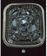 Handmade Russian Enameled Copper Mirror &quot;Stones in Semicircles&quot; 7001-01W - $56.18 CAD