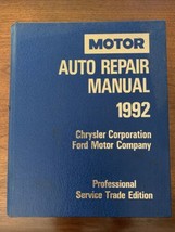 Motor Chrysler Ford Auto Repair Manual 1989-1992 Professional Service Tr... - $19.80