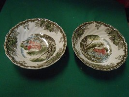 Great Collectible Johnson Bros.England The Friendly Village Set Of 2 Bowls - £8.07 GBP