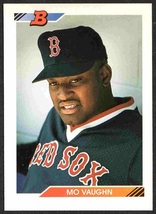 Boston Red Sox Mo Vaughn 1992 Bowman #397 nr mt - £0.37 GBP