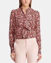 Lauren Ralph Lauren Petite Crepe TOQUIE-Long Sleeve Shirt Size PXS $99 - £28.12 GBP