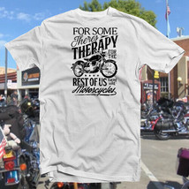 Motorcycle Therapy COTTON T-SHIRT Sturgis Dayton Bike Week HD Club Biker Cycle - £14.22 GBP+