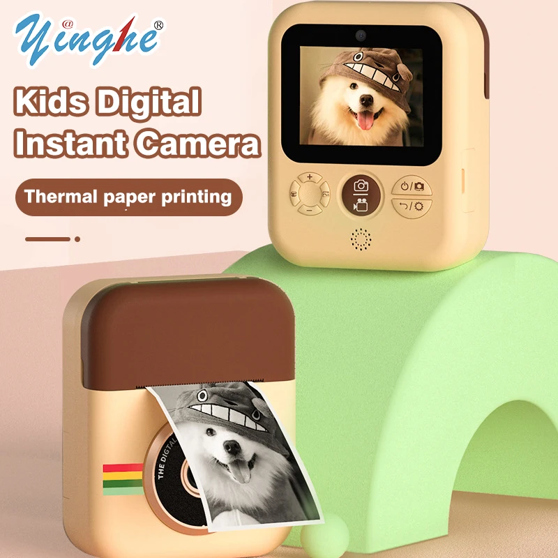 2.4inch Kids Digital Instant Camera Toy 1080P Photo Print Video Eye Protection - £70.00 GBP+